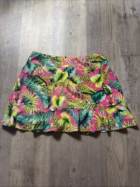Tommy Bahama Pink Tropical Print Skort